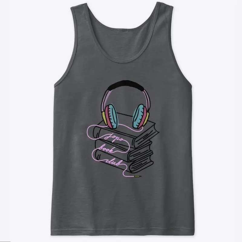 Headphones and Bookstack